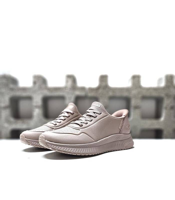 zapatillas Skechers Slip-ins mujer rosa palo perfil lateral