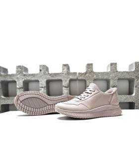 Skechers BOBS Squad mujer rosa palo suela y lateral