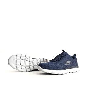 suela-flexible-zapatillas-skechers-summits azules de hombre