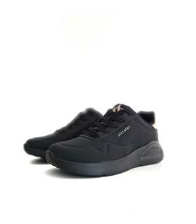 Skechers deportivas mujer negras Shimmer Along vista lateral