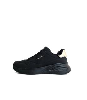 Skechers deportivas mujer negras Shimmer Along vista lateral completa