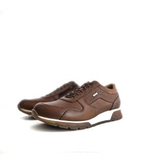 zapatos hombre impermeables Kangaroos marrón claro perfil