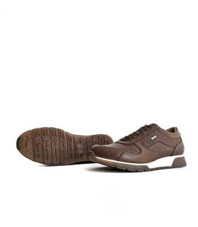 zapatos piel impermeables hombre marrón Kangaroos suela