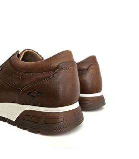 zapatos cómodos hombre impermeables Kangaroos marrón detalle trasero