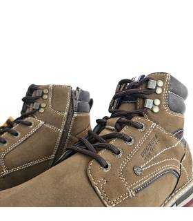 Botas hombre piel marrones detalle cordones Docker’s