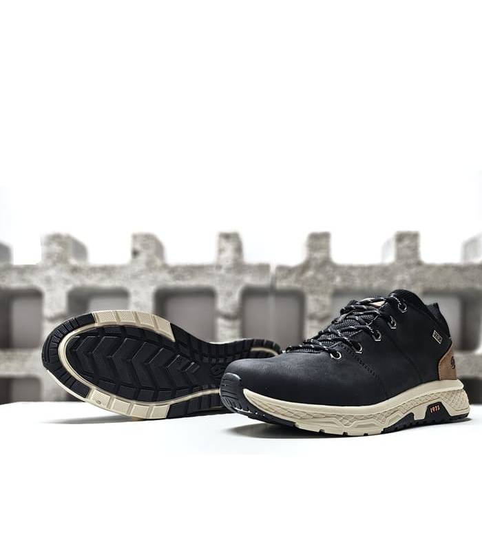 Vista de la suela : "Suela antideslizante del botín impermeable Dockers by Gerli para hombre en botines negros