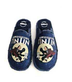zapatillas de casa invierno hombre divertidas Tintín