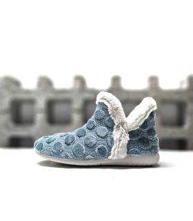 zapatillas casa mujer botas Garrido Muro azul