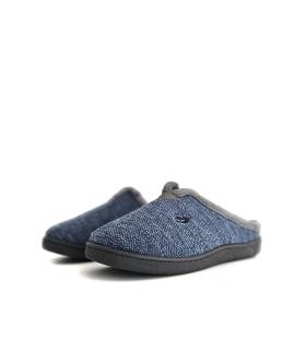 zapatillas casa hombre Plumaflex azules para inierno