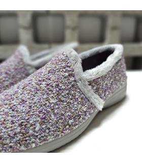 Zapatillas invierno mujer Garrido Muro detalle textil