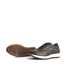 Zapatos mujer piel bronce impermeables Kangaross suela antideslizante