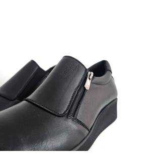 Zapatos piel mujer cremallera detalle lateral