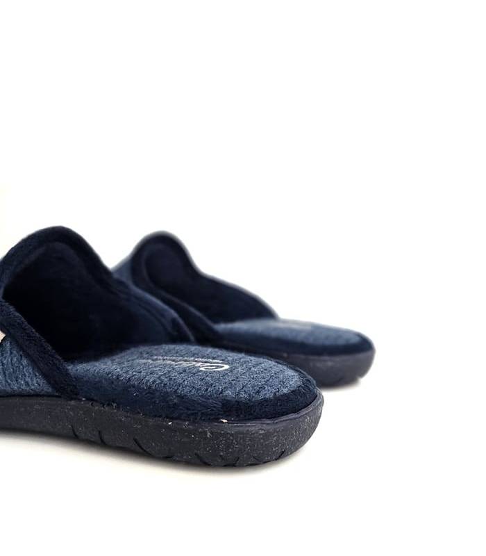zapatillas casa hombre Cabrera azules invierno descalzas atrás