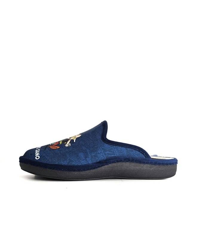 zapatillas hombre invierno cómodas divertidas SalviConfort azul