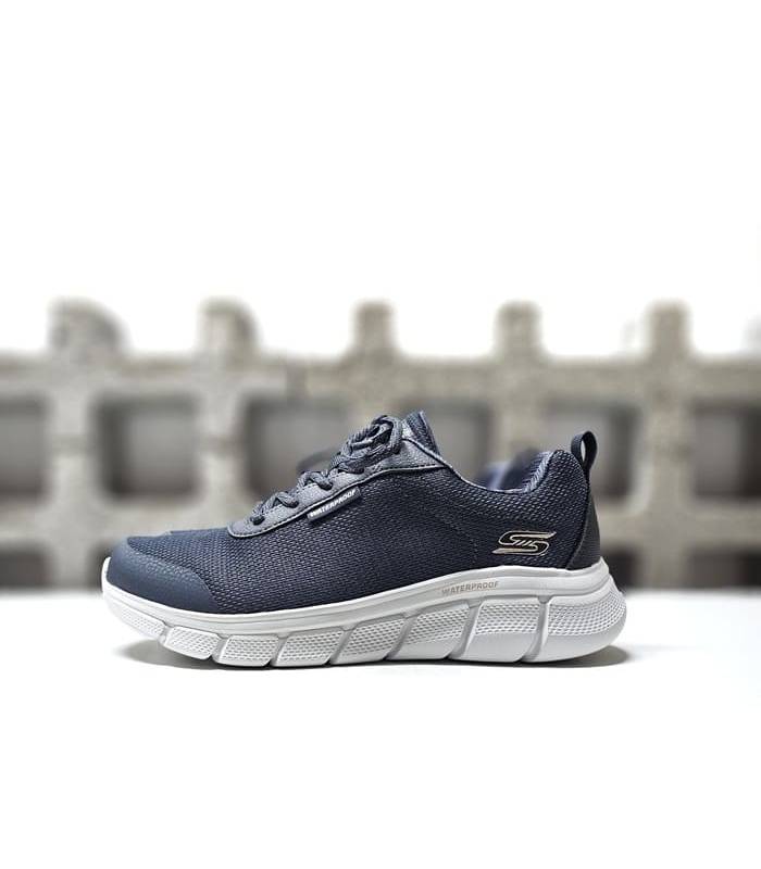deportivas Skechers mujer azul waterproof confort