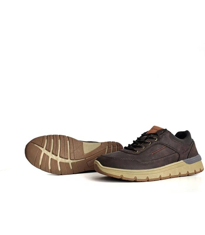 suela antideslizante zapatos hombre marrón Vicmart