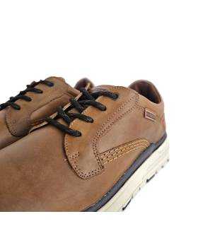Zapatos cordones piel marrones Baerchi hombre detalle cordones