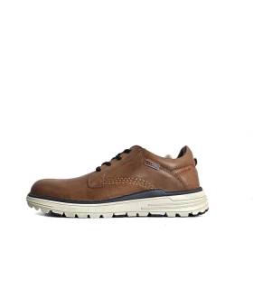 Zapatos cordones piel marrones Baerchi hombre perfil completo