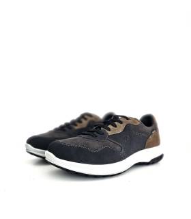 zapatos deportivos hombre piel impermeable Grisport vista lateral