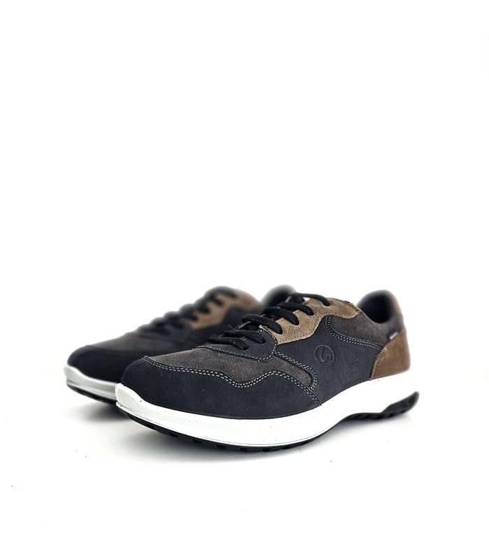zapatos deportivos hombre piel impermeable Grisport vista lateral
