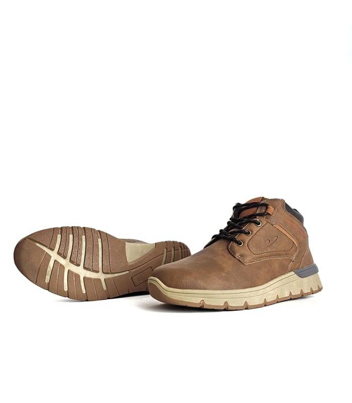 Botas sport hombre cordones Vicmart marrón – suela antideslizante