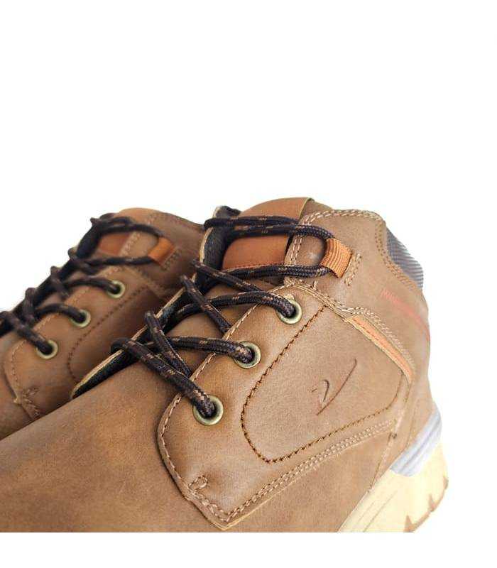 Botas sport hombre cordones Vicmart marrón – detalle cordones