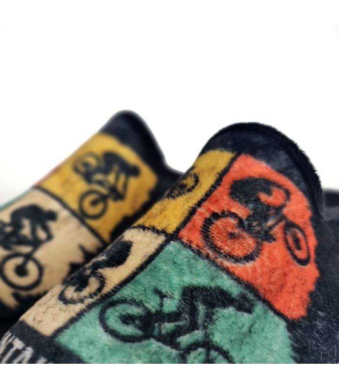 zapatillas casa hombre Cabrera dibujo bicicleta