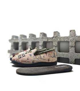 Zapatillas casa hombre Sherlock con plantilla extraíble Plumaflex