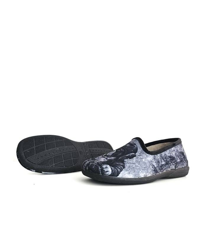 Suela antideslizante zapatillas casa hombre Pelusin