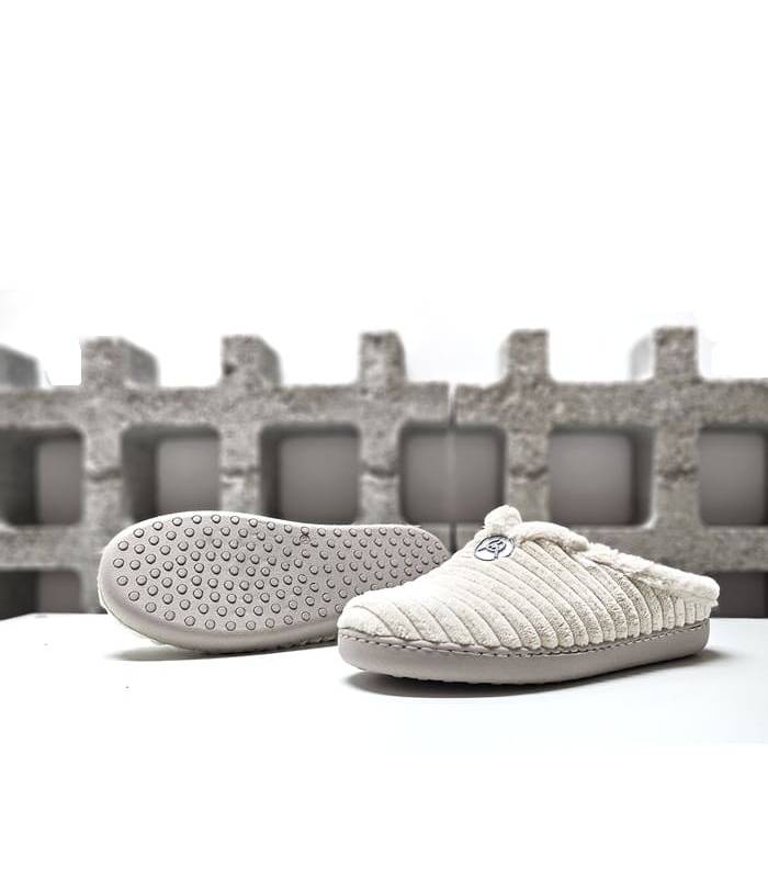 zapatillas casa mujer pana suela goma antideslizante