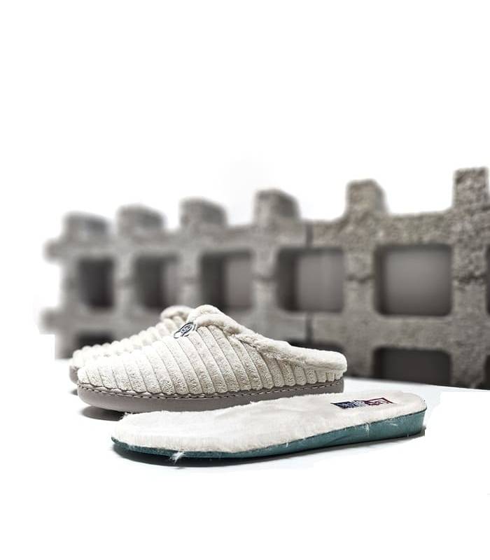 zapatillas casa mujer pana plantilla extraíble invierno
