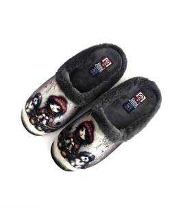 Zapatillas casa mujer perro Gema García vista superior
