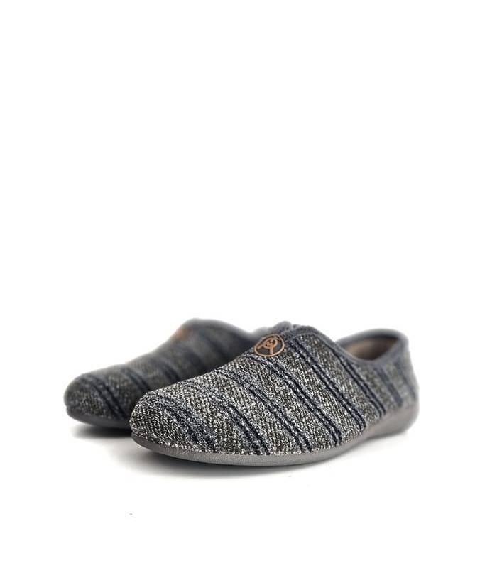 zapatillas cerradas hombre invierno Gema García jaspeadas verdes