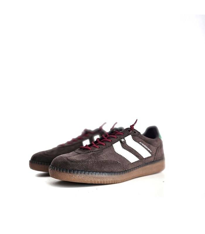 Zapatillas marrones de Xti hombre detalle cordones elásticos