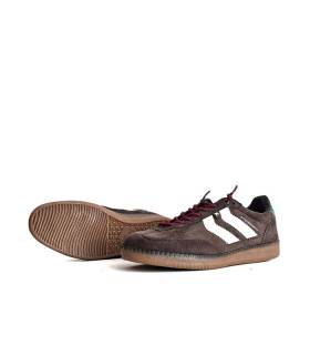 Zapatillas casual hombre marrones de Xti cordones elásticos suela antideslizante