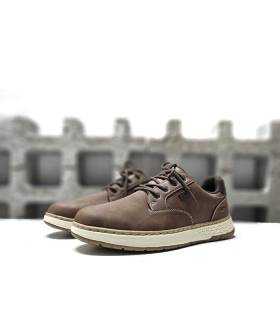 zapatos hombre invierno Skechers Pryor marrones impermeables