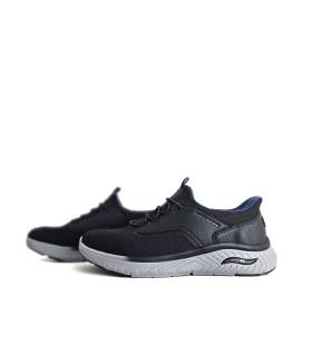 Skechers Arch Fit Chozen negras, vista lateral