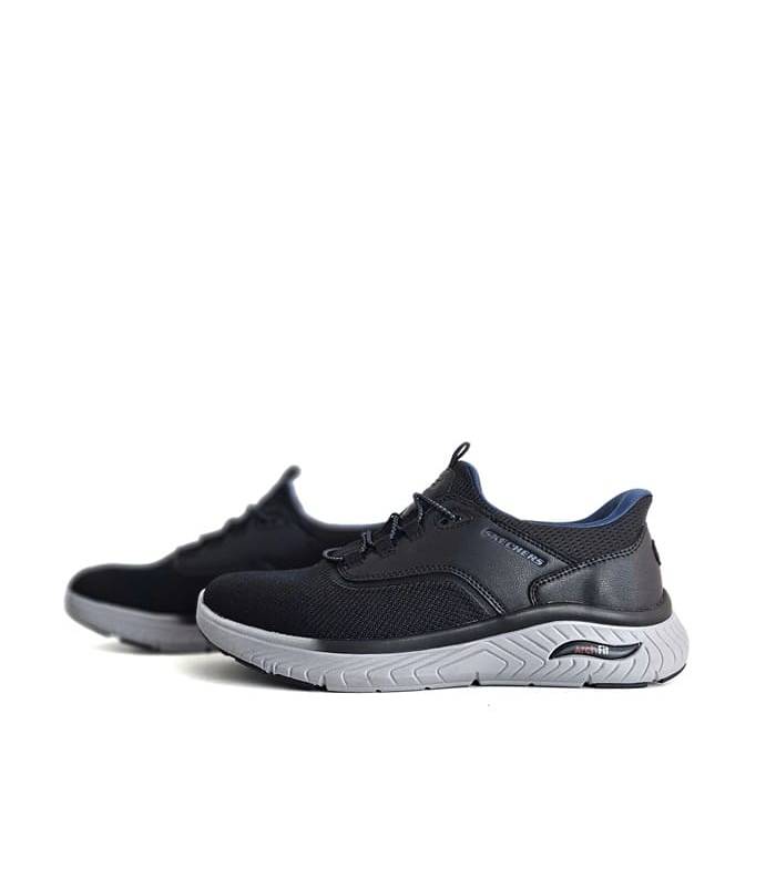 Skechers Arch Fit Chozen negras, vista lateral