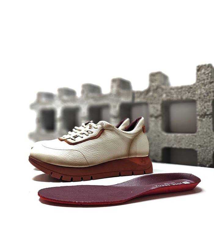 zapatos mujer plantilla extraíble crudo