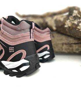 Botas trekking mujer rosa Élémenterre Sonora detalle trasero