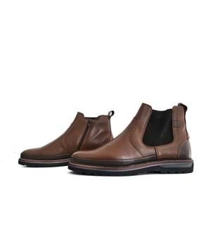 botines hombre piel Baerchi con cremallera lateral interior