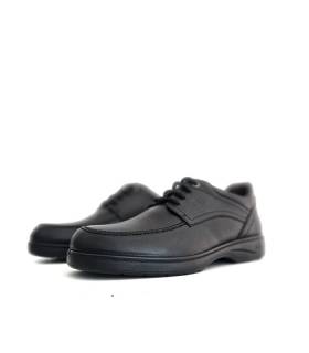 zapatos hombre piel Luisetti negros con cordones