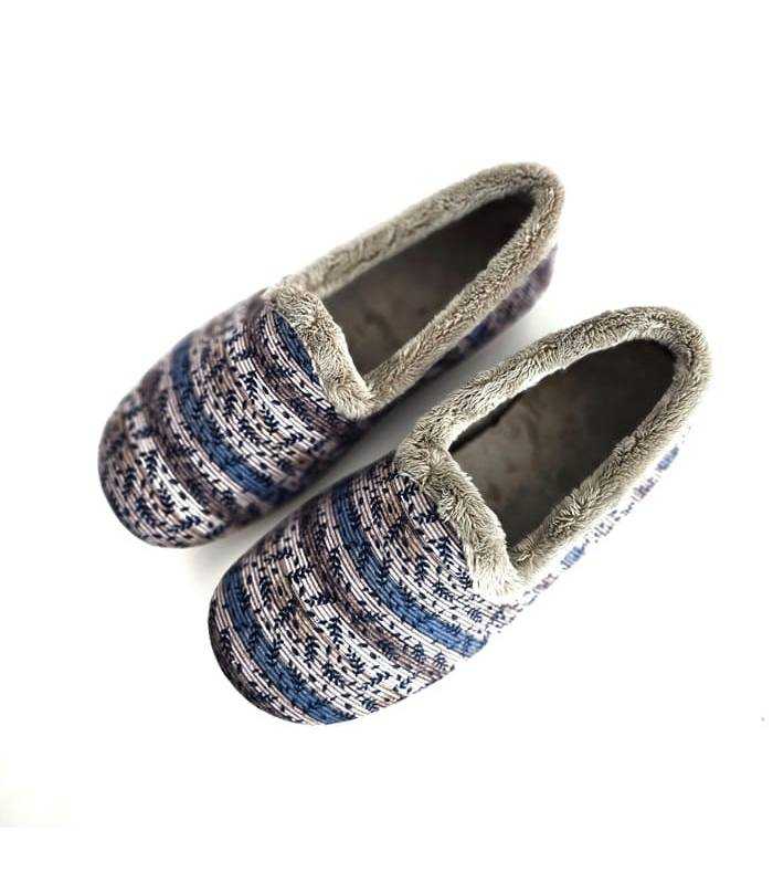 zapatillas invierno mujer Garrido Muro azul, vista desde arriba
