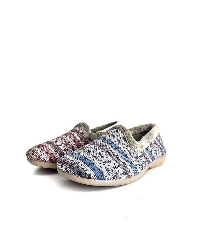 zapatillas Garrido Muro invierno azul o grabate, comparativa de dos colores