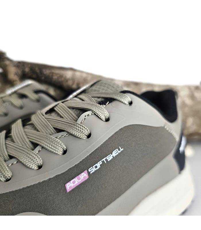 detalle cordones zapatillas Softshell mujer Paredes beige