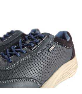 detalle cordones de zapatos impermeables chiko10 azules