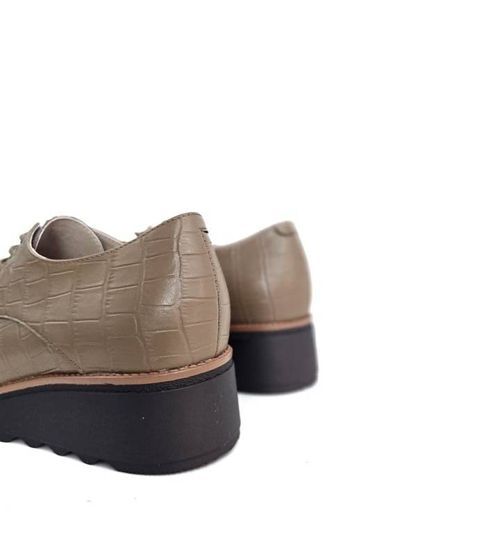 talón zapatos mujer invierno taupe chika10