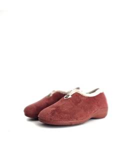 ribete beige zapatillas mujer coral cabrera