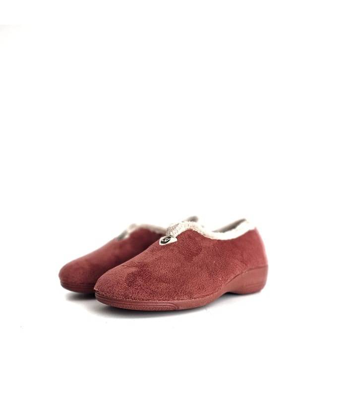 ribete beige zapatillas mujer coral cabrera