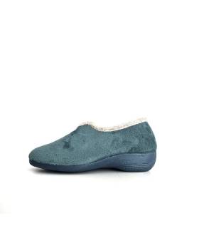 ribete beige zapatillas mujer turquesa cabrera
